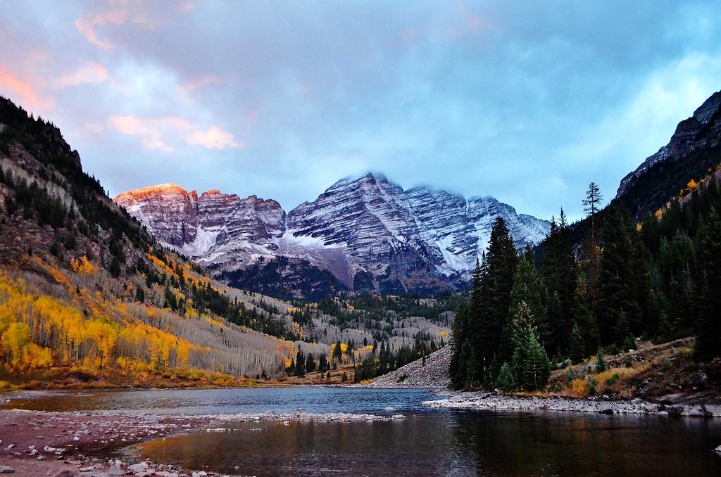 Vibrant autumn colors covering Vermont mountains and countryside